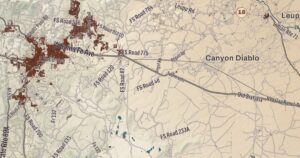Navajo Nation, Arizona map detail