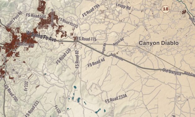 Beautifully Detailed Map of Navajo Nation, Arizona