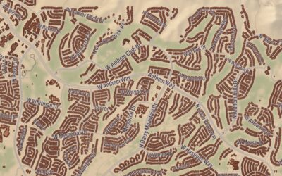 Beautifully Detailed Map of New River, Arizona