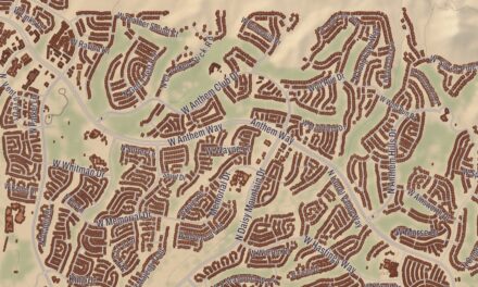 Beautifully Detailed Map of New River, Arizona