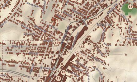 Beautifully Detailed Map of Nogales, Arizona