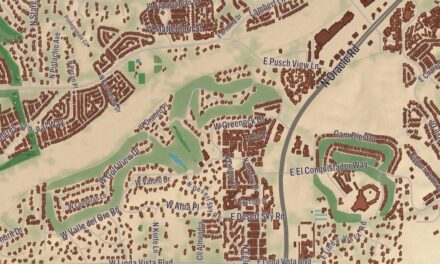 Beautifully Detailed Map of Oro Valley, Arizona