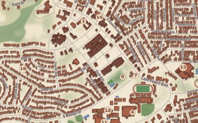 Beautifully Detailed Map of Page, Arizona
