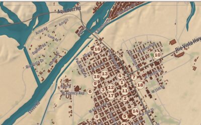 Beautifully Detailed Map of Parker, Arizona