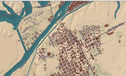 Beautifully Detailed Map of Parker, Arizona