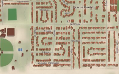 Beautifully Detailed Map of Pascua Yaqui Tribe, Arizona