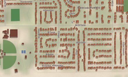 Beautifully Detailed Map of Pascua Yaqui Tribe, Arizona