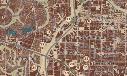 Beautifully Detailed Map of Peoria, Arizona