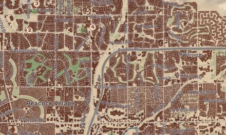 Beautifully Detailed Map of Peoria, Arizona