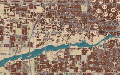 Beautifully Detailed Map of Phoenix, Arizona
