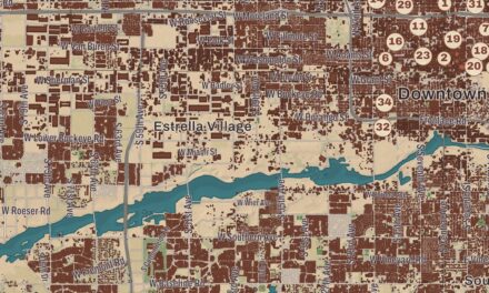 Beautifully Detailed Map of Phoenix, Arizona