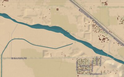 Beautifully Detailed Map of Picture Rocks, Arizona