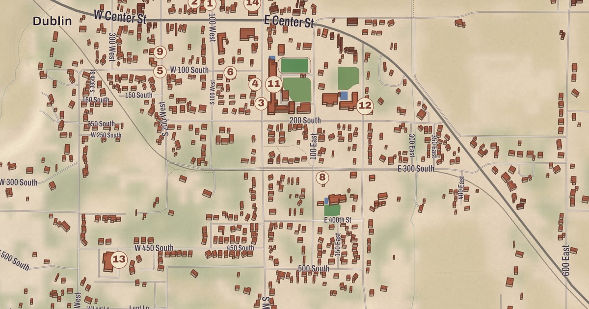 Beautifully Detailed Map of Pima, Arizona