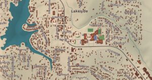 Pinetop-Lakeside, Arizona map detail