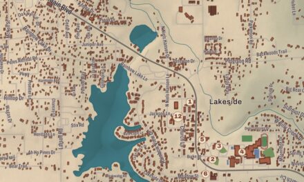 Beautifully Detailed Map of Pinetop-Lakeside, Arizona