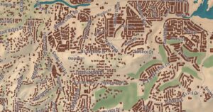 Prescott, Arizona map detail