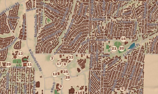 Beautifully Detailed Map of Prescott Valley, Arizona