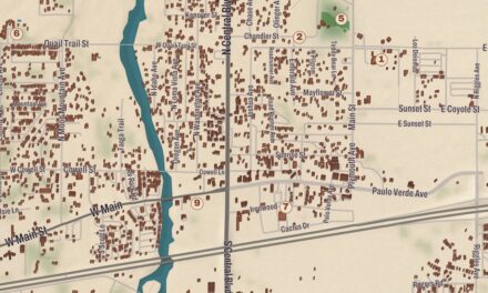 Beautifully Detailed Map of Quartzsite, Arizona