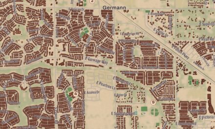 Beautifully Detailed Map of Queen Creek, Arizona