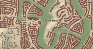 Saddlebrooke, Arizona map detail
