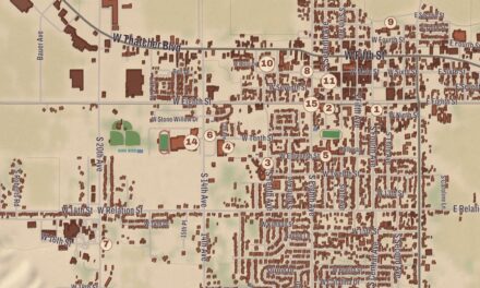 Beautifully Detailed Map of Safford, Arizona
