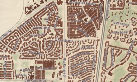 Beautifully Detailed Map of Sahuarita, Arizona