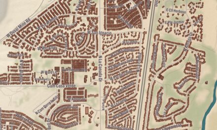Beautifully Detailed Map of Sahuarita, Arizona