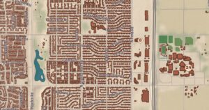 Salt River Pima-Maricopa Indian Community, Arizona map detail