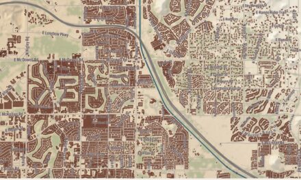 Beautifully Detailed Map of Salt River Pima-Maricopa Indian Community, Arizona