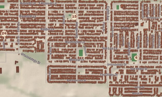 Beautifully Detailed Map of San Luis, Arizona