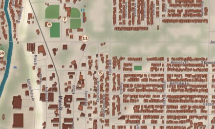 Beautifully Detailed Map of San Luis, Arizona