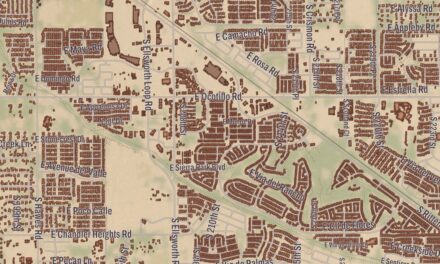 Beautifully Detailed Map of San Tan Valley, Arizona