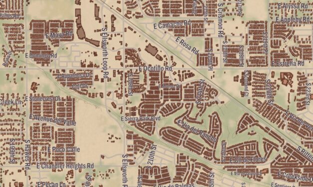 Beautifully Detailed Map of San Tan Valley, Arizona