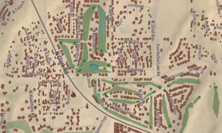 Beautifully Detailed Map of Show Low, Arizona