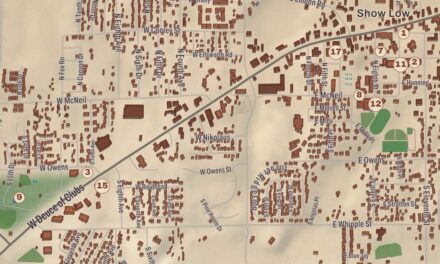 Beautifully Detailed Map of Show Low, Arizona