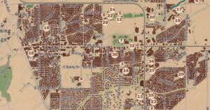 Sierra Vista, Arizona map detail