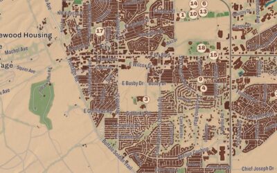 Beautifully Detailed Map of Sierra Vista, Arizona