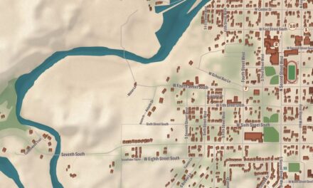 Beautifully Detailed Map of Snowflake, Arizona