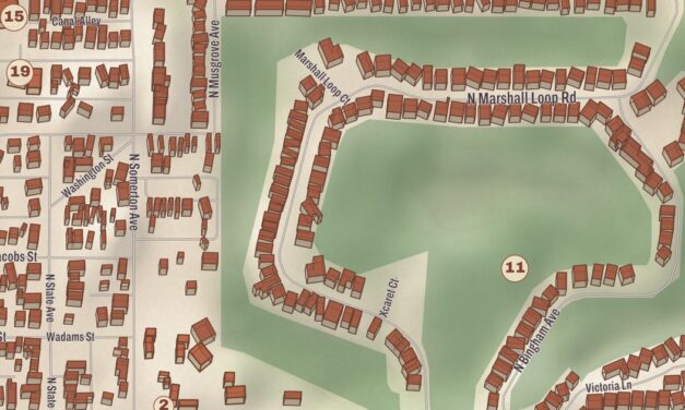 Beautifully Detailed Map of Somerton, Arizona