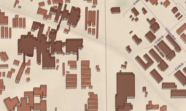 Beautifully Detailed Map of South Tucson, Arizona