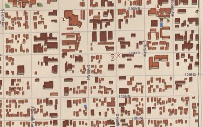 Beautifully Detailed Map of South Tucson, Arizona