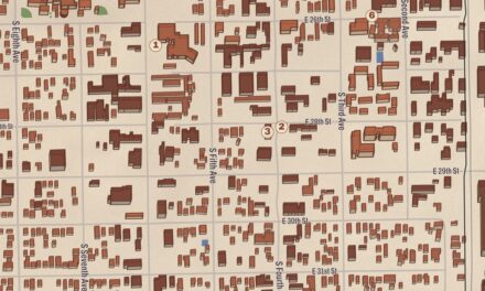 Beautifully Detailed Map of South Tucson, Arizona