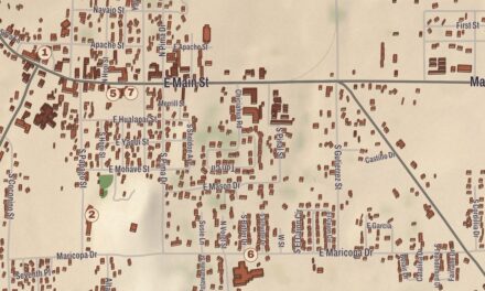 Beautifully Detailed Map of Springerville, Arizona