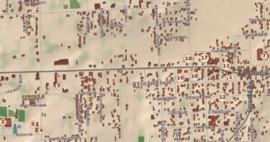 St Johns, Arizona map detail