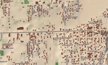 Beautifully Detailed Map of St Johns, Arizona