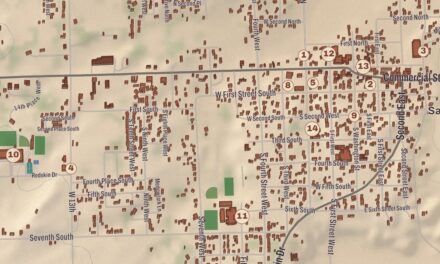 Beautifully Detailed Map of St Johns, Arizona