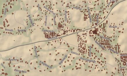 Beautifully Detailed Map of Star Valley, Arizona