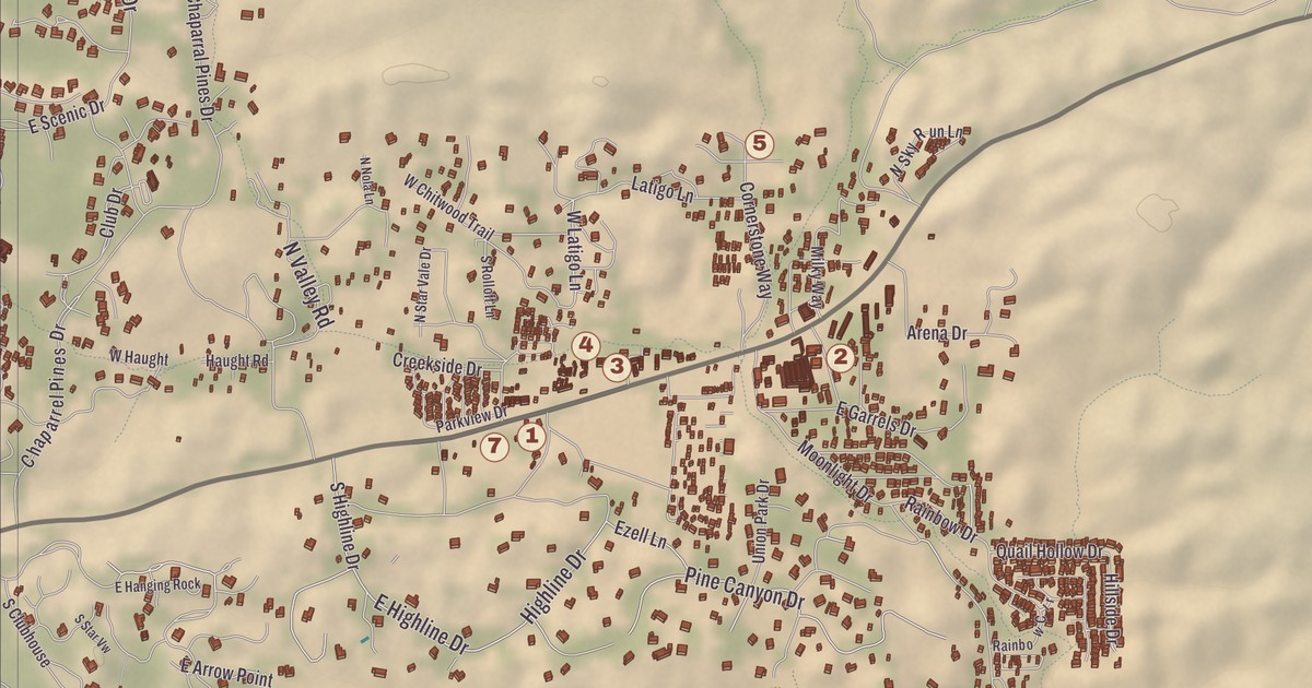 Beautifully Detailed Map of Star Valley, Arizona