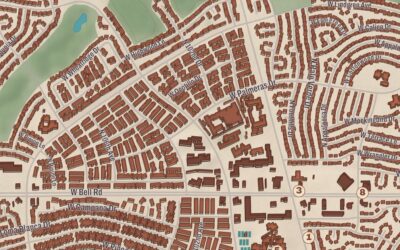 Beautifully Detailed Map of Sun City, Arizona