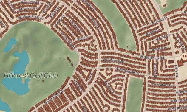 Beautifully Detailed Map of Sun City West, Arizona